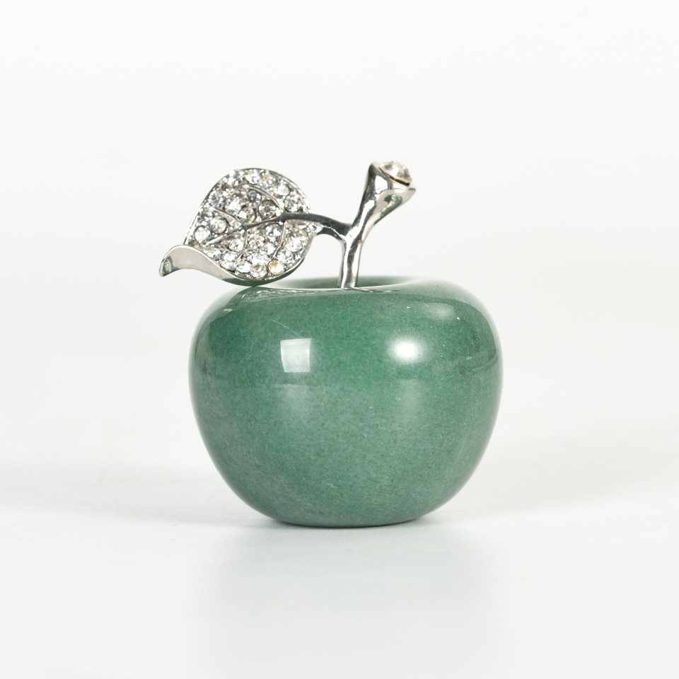 Healing Crystal,Lucky Crystal,Get Rich,Relieve Stress And Relax,Crystal Apple Carvings